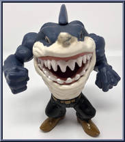 Ripster (Dark Blue Skin / Dark Brown Pants) from Street Sharks - Series 1 manufactured by Mattel [Loose]