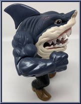Ripster (Dark Blue Skin / Dark Brown Pants) from Street Sharks - Series 1 manufactured by Mattel [Loose]
