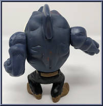 Ripster (Dark Blue Skin / Dark Brown Pants) from Street Sharks - Series 1 manufactured by Mattel [Loose]