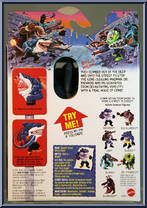 Ripster (Dark Blue Skin / Dark Brown Pants) from Street Sharks - Series 1 manufactured by Mattel [Back]