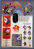 Ripster (Light Blue Skin / Light Brown Pants) from Street Sharks - Series 2 - Metallic manufactured by Mattel [Back]
