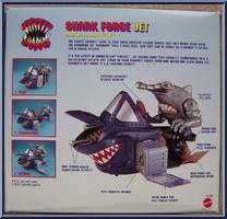 Shark Force Jet from Street Sharks - Vehicles manufactured by Mattel [Back]
