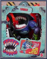 Streex from Street Sharks - Series 3 manufactured by Mattel [Front]