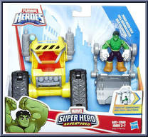 Hulk (Power Dozer) from Super Hero Adventures - Basic Series manufactured by Hasbro [Front]