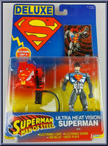 Superman (Ultra Heat Vision) from Superman - Man of Steel - Deluxe Figures manufactured by Kenner [Front]