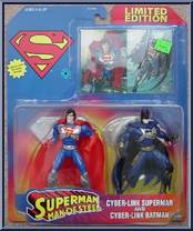 Cyber-Link Superman & Cyber-Link Batman Action Figure
