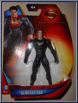General Zod (Black) from Superman - Man of Steel - 3 3/4" Scale manufactured by Mattel [Front]