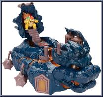 Bowser's Island Castle from Super Mario Bros. - Movie - Mini World manufactured by Jakks Pacific [Loose]