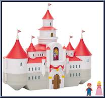 Mushroom Kingdom Castle from Super Mario Bros. - Movie - Mini World manufactured by Jakks Pacific [Loose]