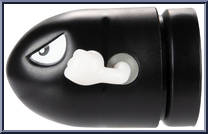 Bullet Bill from Super Mario - Mini manufactured by Jakks Pacific [Loose]