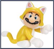 Cat Mario from Super Mario - Mini manufactured by Jakks Pacific [Loose]