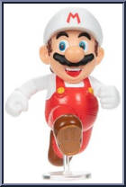 Fire Mario (Running) from Super Mario - Mini manufactured by Jakks Pacific [Loose]