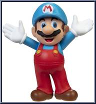 Ice Mario (Open Arms) from Super Mario - Mini manufactured by Jakks Pacific [Loose]