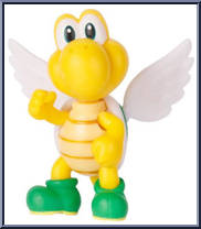 Koopa Paratroopa (Green) from Super Mario - Mini manufactured by Jakks Pacific [Loose]
