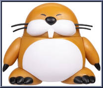 Monty Mole from Super Mario - Mini manufactured by Jakks Pacific [Loose]