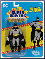 Batman (Black and Grey) from Super Powers - Basic Series manufactured by McFarlane [Front]