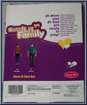 Mom & Dad Set from Sweet Li'l Family - Basic Series manufactured by Beverly Hills Dolls [Back]