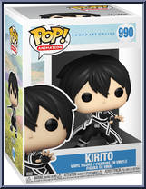 Kirito from Sword Art Online - Pop! Vinyl Figures manufactured by Funko [Front]