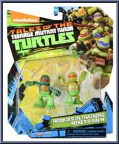 Rookies in Training Mikey and Raph from Tales of the Teenage Mutant Ninja Turtles - Basic Series manufactured by Playmates [Front]