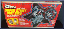 Super Stunt Dirt Bike (Blue Driver) from Team America - Accessories manufactured by Ideal [Front]