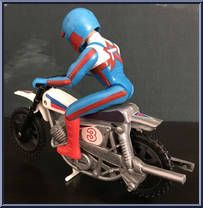 Super Stunt Dirt Bike (White Driver) from Team America - Accessories manufactured by Ideal [Loose]
