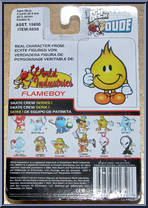 Flameboy from Tech Deck Dude - Skate Crew 1 manufactured by X-Concepts [Back]