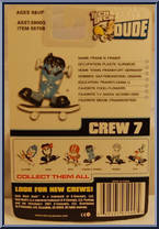 Frank N. Finger from Tech Deck Dude - Crew  7 - Magna Series manufactured by X-Concepts [Back]