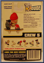 Rap Masta Thumb from Tech Deck Dude - Crew  5 - Magna Series manufactured by X-Concepts [Back]