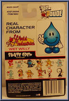 Wet Willy from Tech Deck Dude - Skate Crew 1 - Magna Series manufactured by X-Concepts [Back]