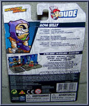 Willy from Tech Deck Dude - Street Crew manufactured by X-Concepts [Back]