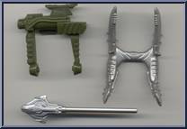 Andro-Skeleton Leonardo from Teenage Mutant Ninja Turtles - Muta Force manufactured by Playmates [Loose]
