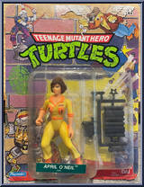 April O' Neil from Teenage Mutant Ninja Turtles - 1988 - Basic Figures manufactured by Playmates [Front]