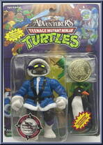 Arctic Donatello from Teenage Mutant Ninja Turtles - Adventurers (with Coins) manufactured by Playmates [Front]