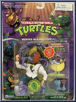 Baxter Stockman [Reissue] from Teenage Mutant Ninja Turtles - 1994 - Basic Figures (with Cards) manufactured by Playmates [Front]