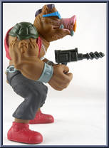 Bebop with Turtle Shell Drill from Teenage Mutant Ninja Turtles - Giant Size manufactured by Playmates [Loose]