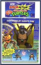 Cartwheelin' Karate Don from Teenage Mutant Ninja Turtles - Ninja Action Turtles manufactured by Playmates [Front]