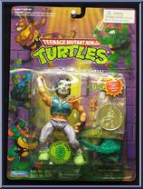 Casey Jones [Reissue] from Teenage Mutant Ninja Turtles - 1995 - Basic Figures (with Coins) manufactured by Playmates [Front]