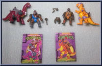 Turtle-Top - Cave Bebop's Dino Playset (with Cards) from Teenage Mutant Ninja Turtles - Mini Mutants manufactured by Playmates [Loose]
