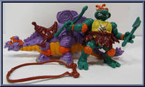 Cave Turtle Mike (with Silly Stegosaurus) Action Figure