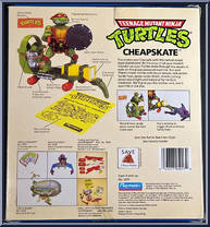 Cheapskate from Teenage Mutant Ninja Turtles - 1988 - Accessories manufactured by Playmates [Back]