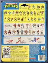 Chrome Dome from Teenage Mutant Ninja Turtles - 1991 - Basic Figures manufactured by Playmates [Back]