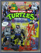 Chrome Dome from Teenage Mutant Ninja Turtles - 1991 - Basic Figures manufactured by Playmates [Front]