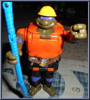 Construction Mutation Don from Teenage Mutant Ninja Turtles - Mighty Mutations manufactured by Playmates [Loose]