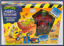 Construction Mutation Leo from Teenage Mutant Ninja Turtles - Mighty Mutations manufactured by Playmates [Front]