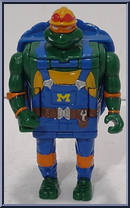 Construction Mutation Mike from Teenage Mutant Ninja Turtles - Mighty Mutations manufactured by Playmates [Loose]