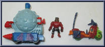 Turtle Transports - Crushin' Slam Bam Combo (with Card) from Teenage Mutant Ninja Turtles - Mini Mutants manufactured by Playmates [Loose]