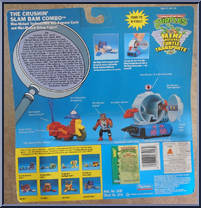 Turtle Transports - Crushin' Slam Bam Combo (with Card) from Teenage Mutant Ninja Turtles - Mini Mutants manufactured by Playmates [Back]