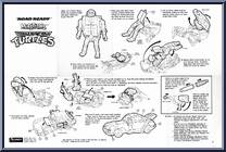 Road Ready Don from Teenage Mutant Ninja Turtles - Road Ready Mutations manufactured by Playmates [Instructions]