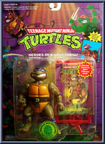 Donatello (with Storage Shell) [Reissue] from Teenage Mutant Ninja Turtles - Storage Shell Turtles manufactured by Playmates [Front]