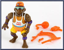 Spike 'N Volley Don from Teenage Mutant Ninja Turtles - Sewer Spittin' Turtles manufactured by Playmates [Loose]